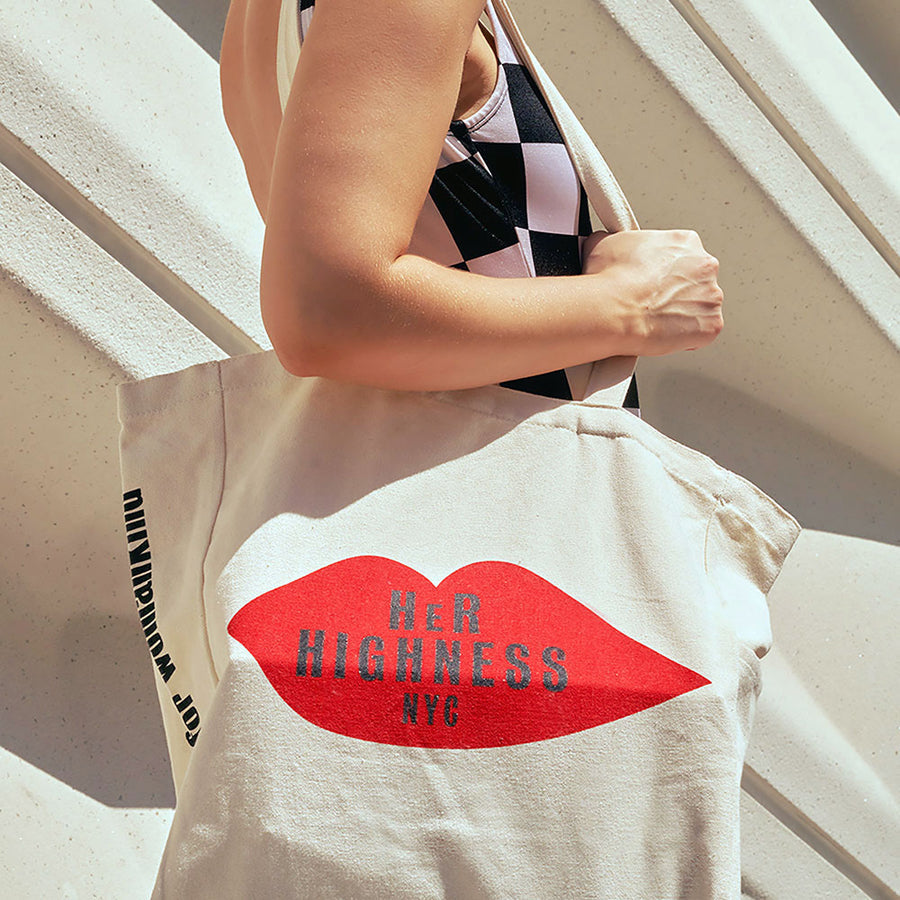 Lit Girl Tote Bag