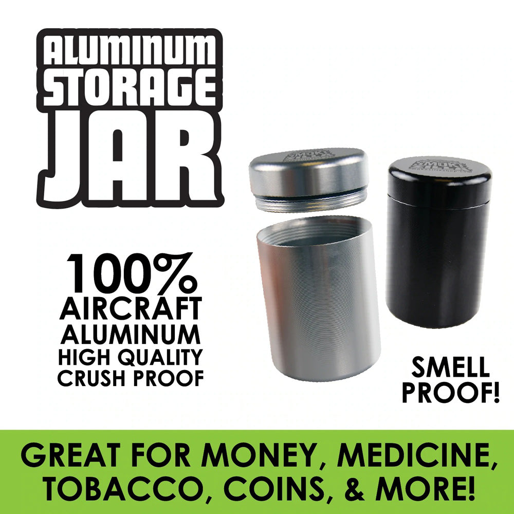 4PC DISP - Smokezilla Smell Proof Storage Jar - 2.5"x1.7" / Asst