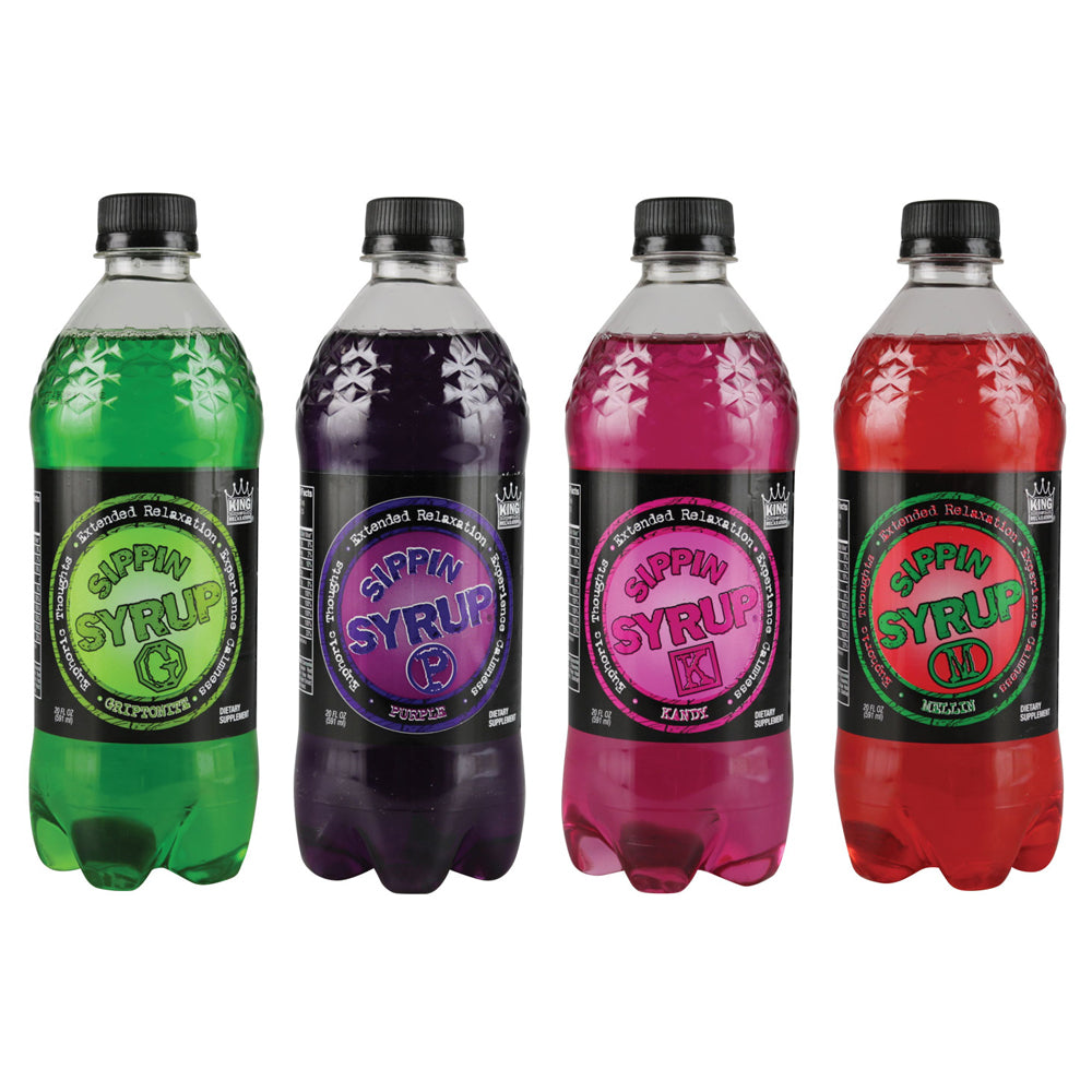 12PC CASE Sippin Syrup Relaxation Supplement 20oz/Assorted