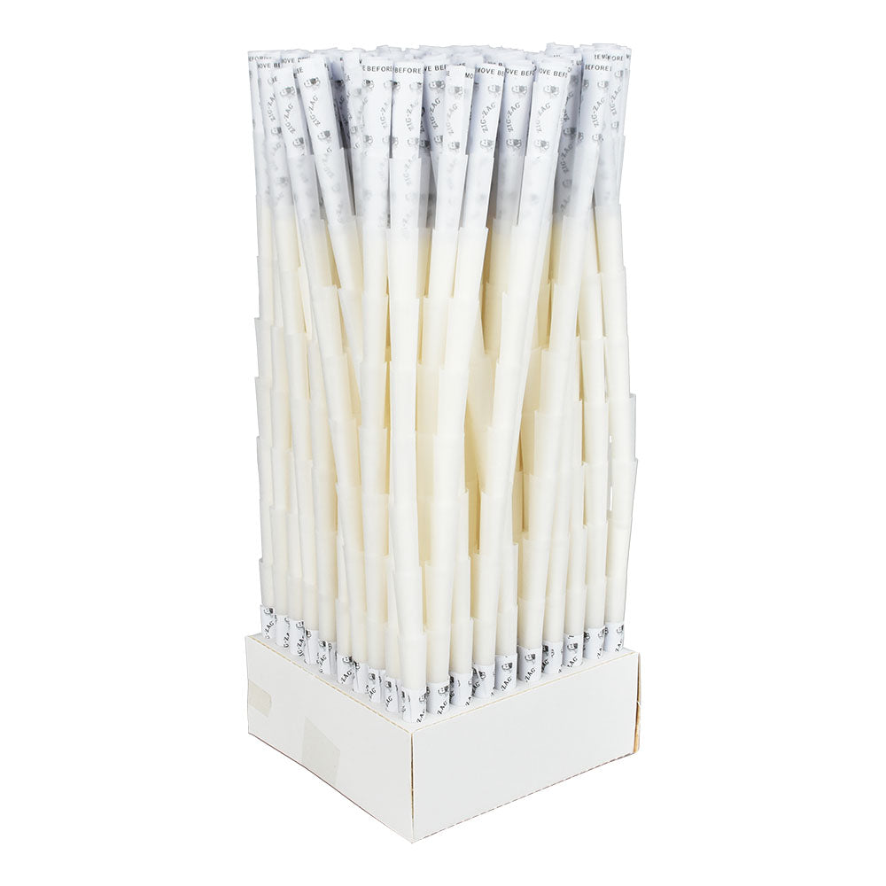 Zig Zag Ultra Thin Blank Tip Cones | 1 1/4" | 900pc Bulk Box